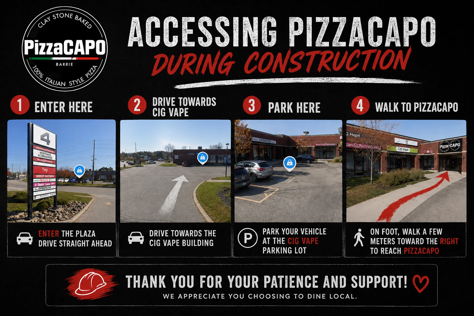 PizzaCAPO Construction Access